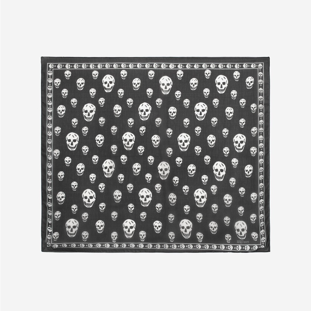 Alexander McQueen skull scarf